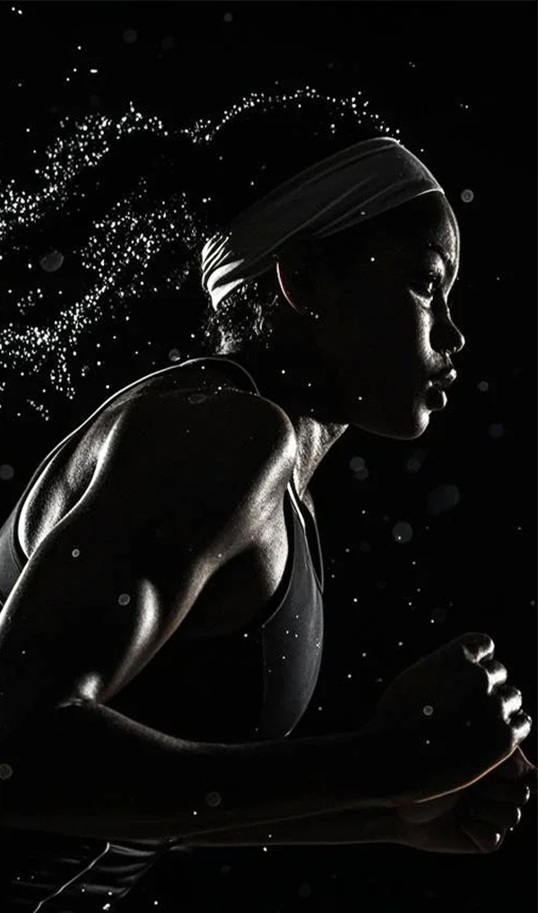 Female runner — Increases